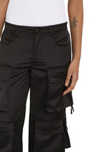 Load image into Gallery viewer, Satin cargo pants
