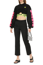 Load image into Gallery viewer, Cropped cotton sweatshirt
