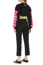 Load image into Gallery viewer, Cropped cotton sweatshirt
