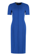 Load image into Gallery viewer, Midi dress with flared hem
