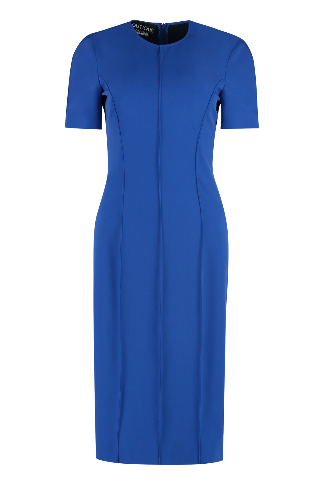 Midi dress with flared hem