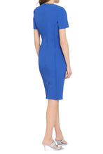 Load image into Gallery viewer, Midi dress with flared hem
