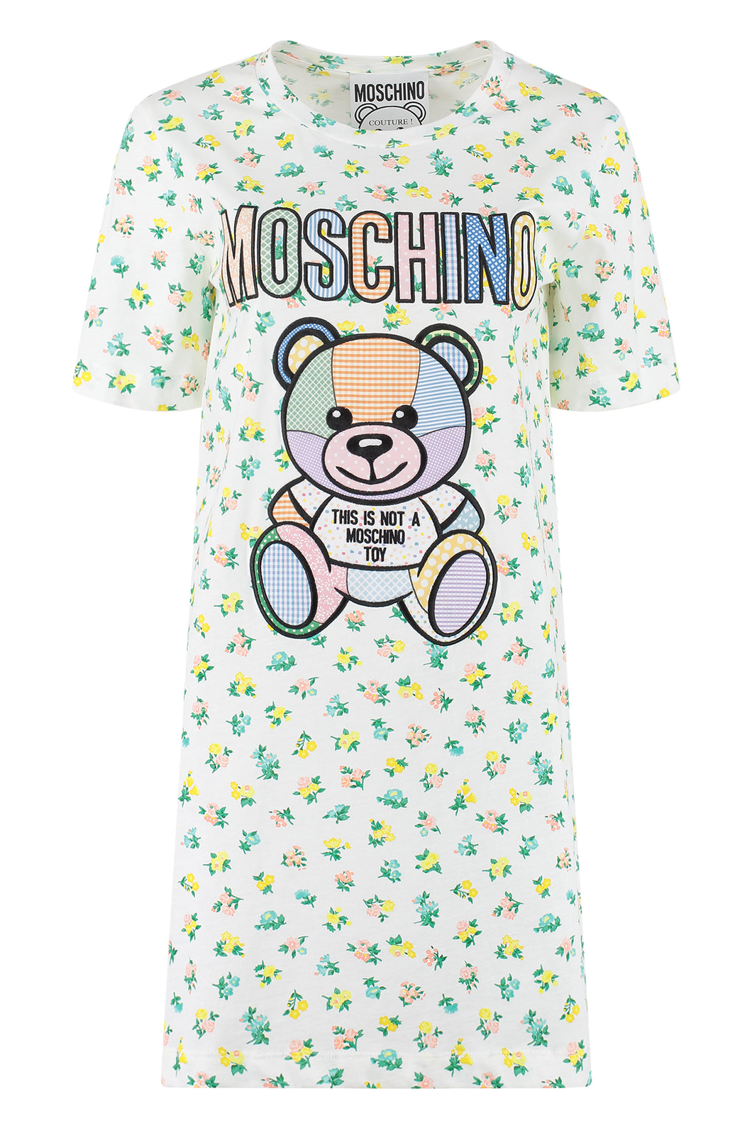 Printed cotton t-shirt dress