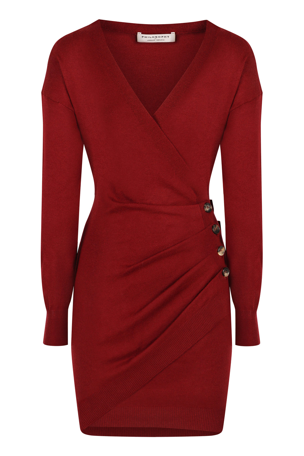 Wool-blend dress