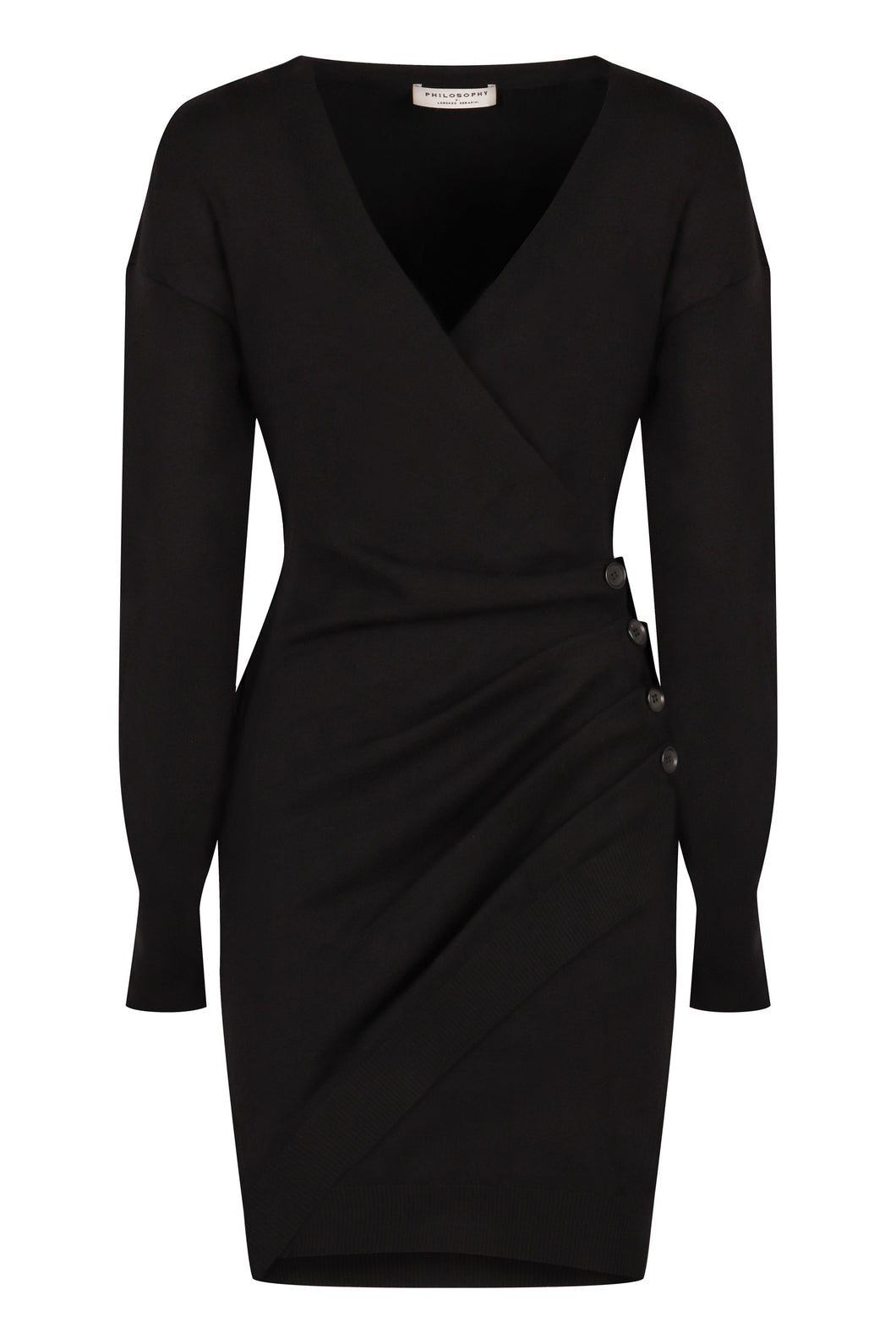 Wool-blend dress