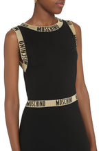 Load image into Gallery viewer, Logo-trim knitted dress
