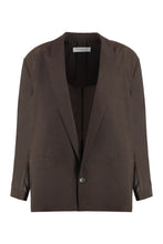Load image into Gallery viewer, Wool single-breasted blazer
