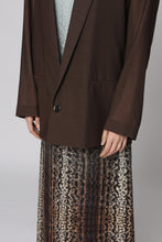 Load image into Gallery viewer, Wool single-breasted blazer
