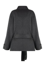 Load image into Gallery viewer, Double-breasted wool coat
