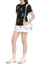 Load image into Gallery viewer, Embroidered cotton T-shirt

