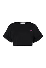 Load image into Gallery viewer, Logo detail cropped t-shirt
