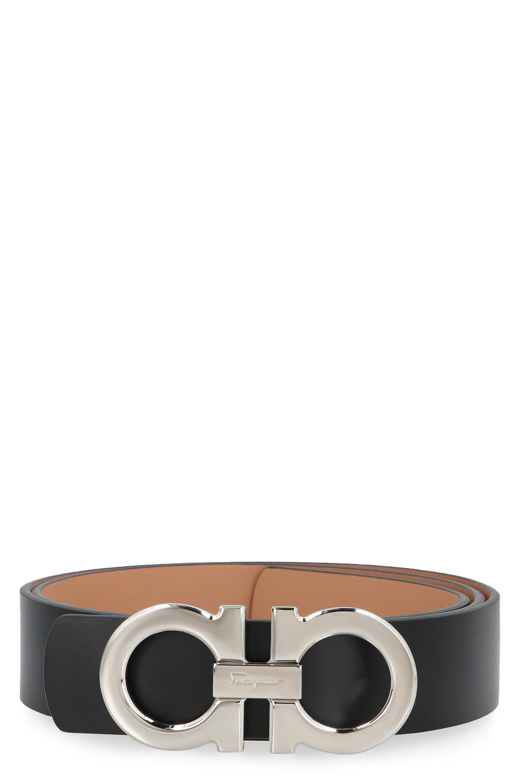 Reversible leather belt