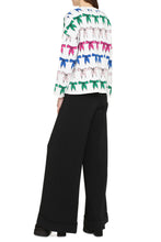 Load image into Gallery viewer, Jacquard crew-neck sweater
