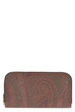 Load image into Gallery viewer, Paisley prin zip-around wallet
