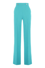 Load image into Gallery viewer, Flared crêpe trousers
