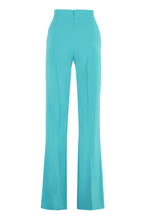 Load image into Gallery viewer, Flared crêpe trousers
