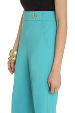 Load image into Gallery viewer, Flared crêpe trousers
