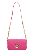 Load image into Gallery viewer, Mini Love Click leather baguette bag
