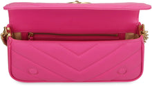 Load image into Gallery viewer, Mini Love Click leather baguette bag
