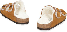 Load image into Gallery viewer, Arizona Shearling suede slides
