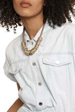 Load image into Gallery viewer, Bowling long denim jumpsuit
