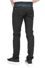 Load image into Gallery viewer, La Greca print 5-pocket jeans
