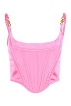 Load image into Gallery viewer, Satin corset style top
