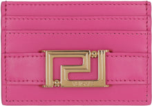 Load image into Gallery viewer, Greca Goddess leather card holder
