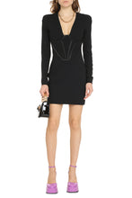Load image into Gallery viewer, Corset detail mini dress
