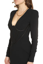 Load image into Gallery viewer, Corset detail mini dress
