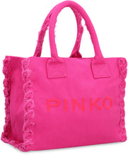 Load image into Gallery viewer, Beach Shopper canvas tote bag
