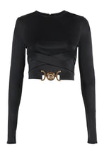 Load image into Gallery viewer, Long sleeve crop top
