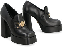 Load image into Gallery viewer, Logo detail leather loafers
