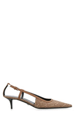 Load image into Gallery viewer, Fabric slingback pumps
