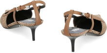 Load image into Gallery viewer, Fabric slingback pumps
