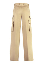 Load image into Gallery viewer, Gabardine cargo trousers
