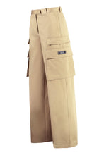 Load image into Gallery viewer, Gabardine cargo trousers

