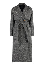 Load image into Gallery viewer, Trackball wool trench coat
