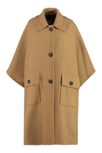Load image into Gallery viewer, Motif wool cape
