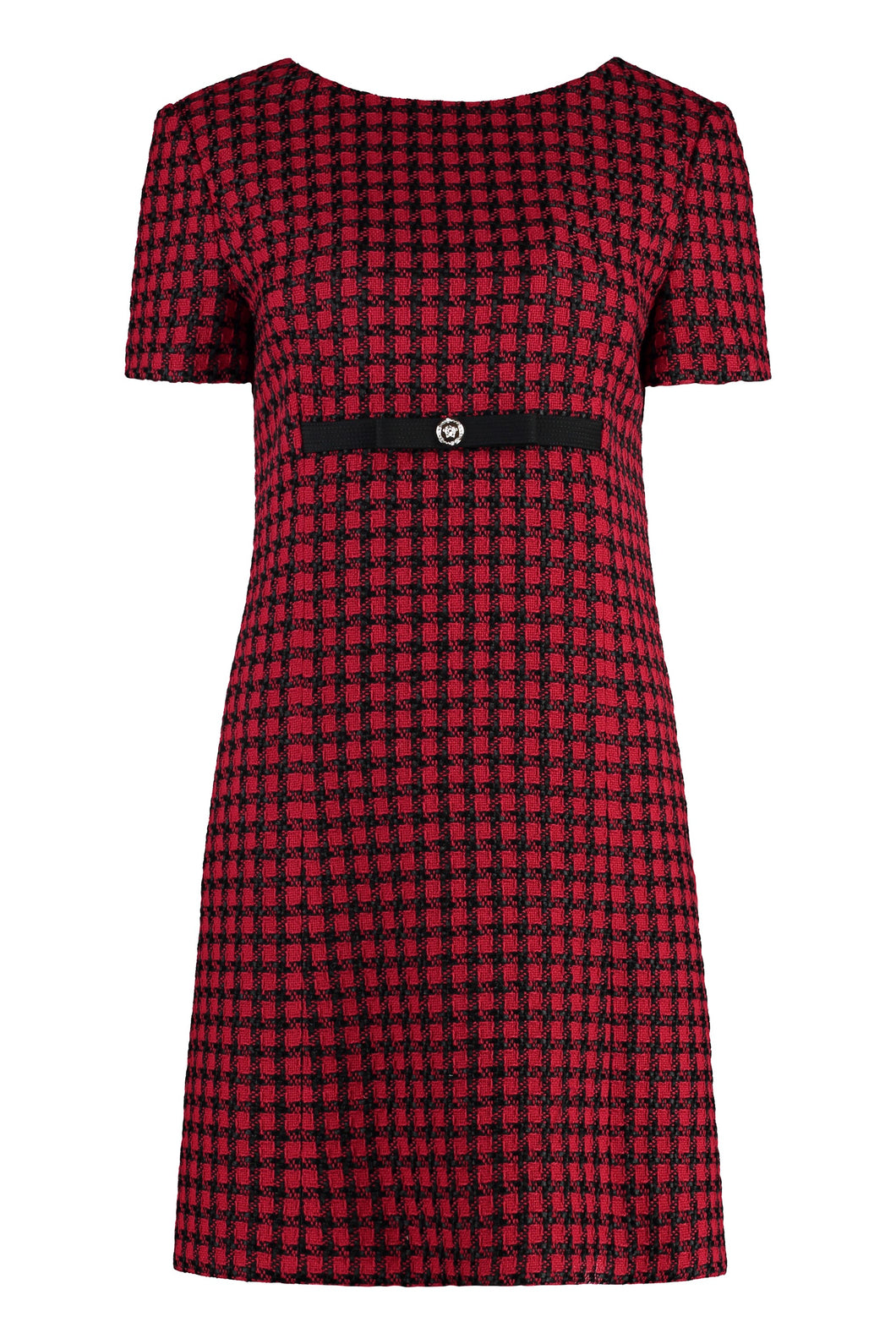 Wool blend tweed dress