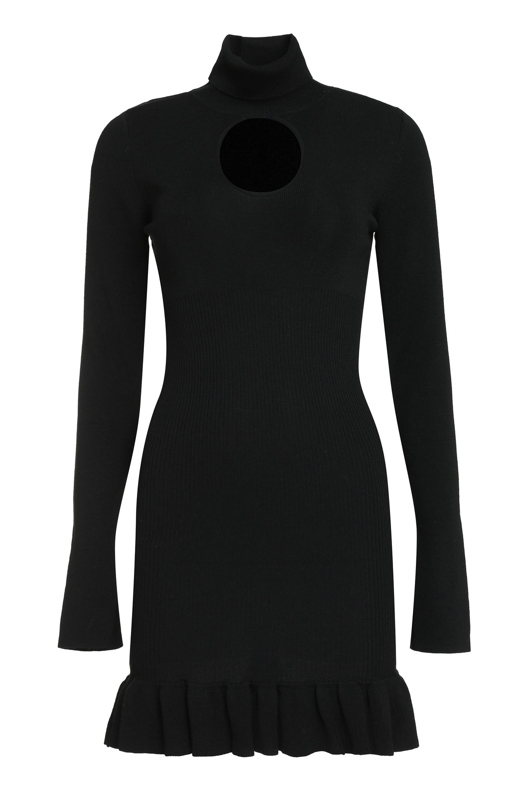 Knitted turtleneck dress