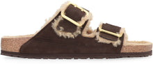 Load image into Gallery viewer, Arizona Suede shearling slides

