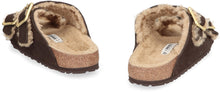 Load image into Gallery viewer, Arizona Suede shearling slides
