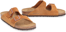 Load image into Gallery viewer, Arizona BS Leather slides with buckle
