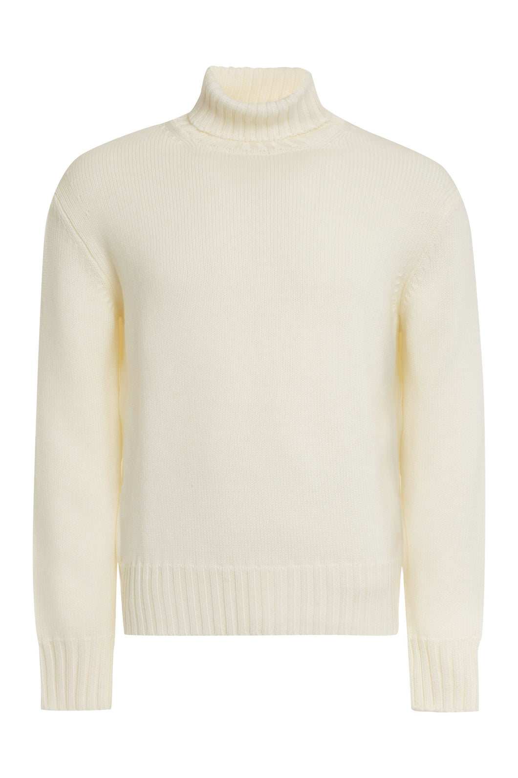 Virgin-wool turtleneck sweater