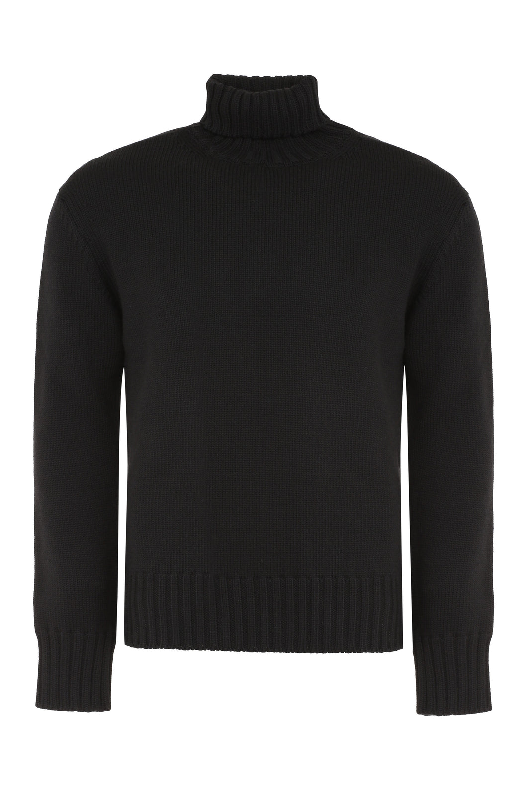 Virgin-wool turtleneck sweater