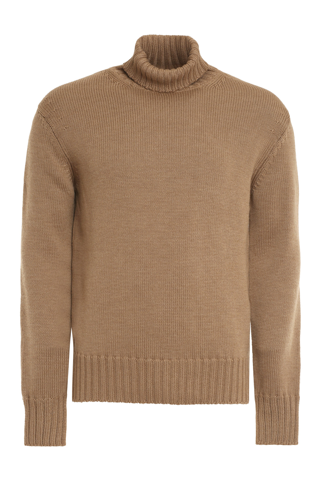 Virgin-wool turtleneck sweater