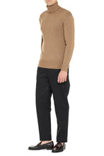 Load image into Gallery viewer, Virgin-wool turtleneck sweater

