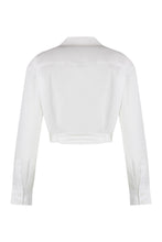 Load image into Gallery viewer, Camene cropped poplin shirt
