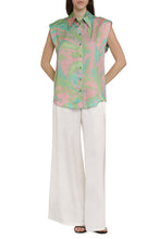 Load image into Gallery viewer, Cabiri printed viscose shirt
